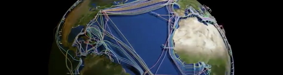 CABLES SUBMARINOS QUE ENLAZAN AL PLANETA